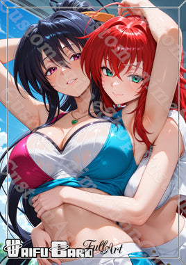Akeno Himejima Waifu Card Holographic V5