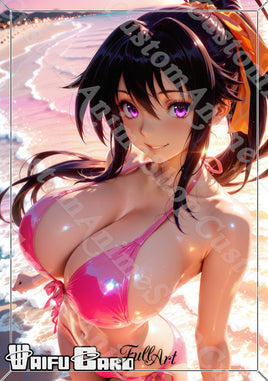 Akeno Himejima Waifu Card Holographic V6