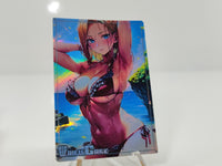 Android 18 V7 WAIFU CARDS SEXY LOOK HOLOGRAPHIC