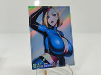 Android 18 V10 WAIFU CARDS SEXY LOOK HOLOGRAPHIC