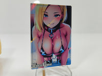 Android 18 V8 WAIFU CARDS SEXY LOOK HOLOGRAPHIC