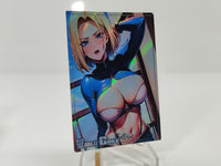 Android 18 V2 WAIFU CARDS SEXY LOOK HOLOGRAPHIC