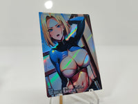 Android 18 V2 WAIFU CARDS SEXY LOOK HOLOGRAPHIC