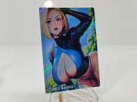 Android 18 V3 WAIFU CARDS SEXY LOOK HOLOGRAPHIC