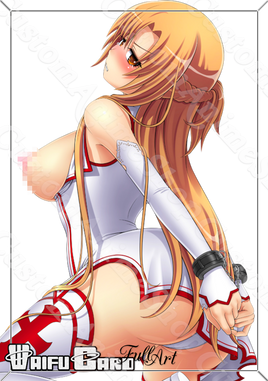 Asuna V5 Waifu Cards Sexy Look Holographic