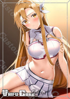 Asuna V2 WAIFU CARDS SEXY LOOK HOLOGRAPHIC