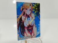 Asuna V3 WAIFU CARDS SEXY LOOK HOLOGRAPHIC