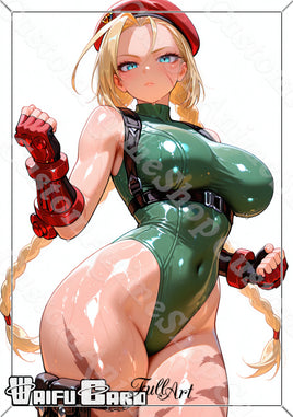 Cammy White Waifu Card Holographic V8