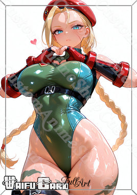 Cammy White Waifu Card Holographic V9