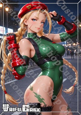 Cammy White Waifu Card Holographic V2