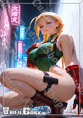 Cammy White Waifu Card Holographic V4