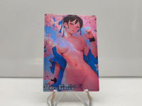 Chun Li Waifu Cards Sexy Look Holographic