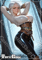 Ciri Waifu Card Holographic V3