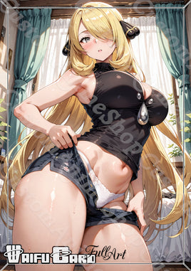 Cynthia Waifu Card Holographic V7