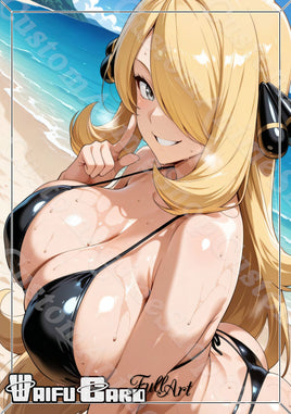 Cynthia Waifu Card Holographic V14