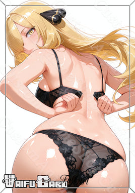 Cynthia Waifu Card Holographic V1