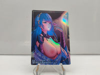 Raiden Shogun Genshin Impact Waifu Cards Sexy Look Holographic