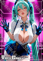 Hatsune Miku Waifu Card Holographic V1