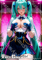Hatsune Miku Waifu Card Holographic V2