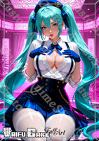 Hatsune Miku Waifu Card Holographic V3
