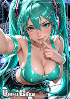 Hatsune Miku Waifu Card Holographic V6