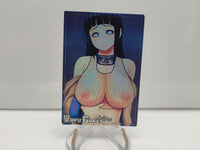 Hinata Waifu Cards Sexy Look Holographic