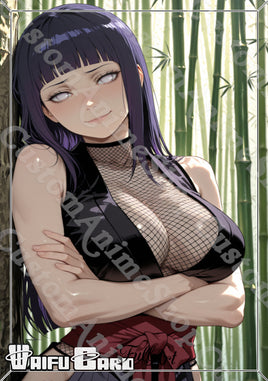 Hinata Waifu Card Holographic V1