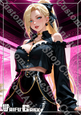 Ino Yamanaka Waifu Card Holographic V1