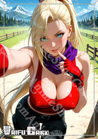 Ino Yamanaka Waifu Card Holographic V4