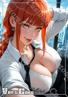 Makima Waifu Card Holographic V8