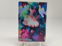 Morrigan Aensland V3 Waifu Cards Sexy Look Holographic