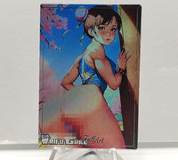 Chun-Li Waifu Cards Sexy Look Holographic