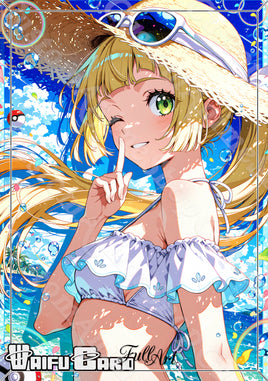 Lillie Waifu Card Holographic V2