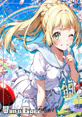 Lillie Waifu Card Holographic V1