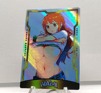 Nami OP Waifu Cards Sexy Look Holographic