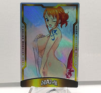 Nami OP V1 Waifu Cards Sexy Look Holographic