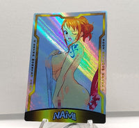 Nami OP V1 Waifu Cards Sexy Look Holographic