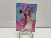 Sakura Waifu Cards Sexy Look Holographic