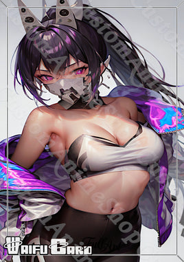 Sin Nikke V2 WAIFU CARDS SEXY LOOK HOLOGRAPHIC